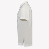 Fendi Bambini Ragazzi Polo In Bianco