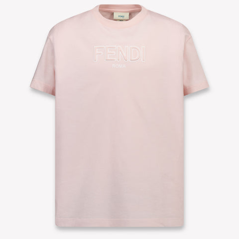 Fendi niños Unisex Camiseta adentro Rosa