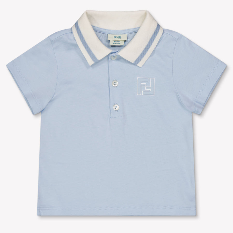 Fendi Baby Jungen Polo In Hellblau