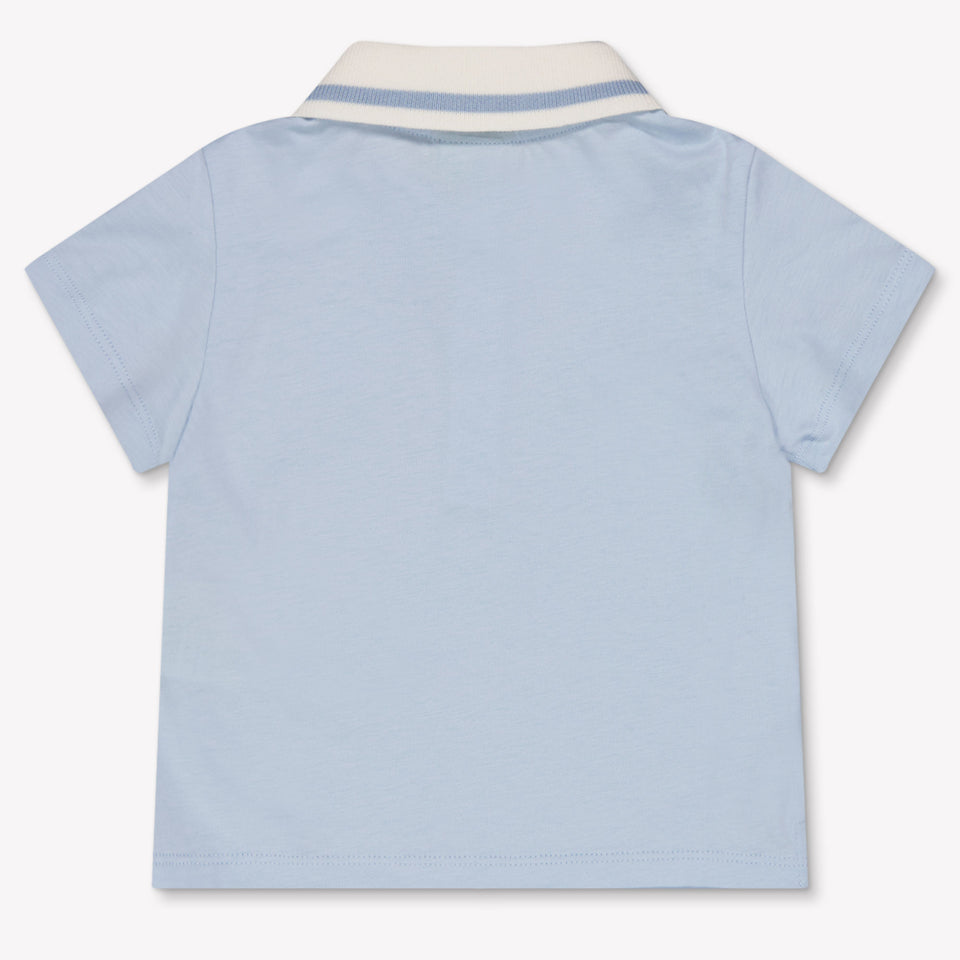 Fendi Baby Jongens Polo In Licht Blauw