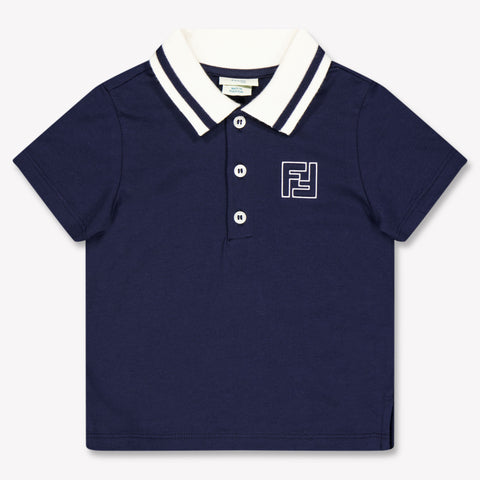 Fendi Bébé Garçons Polo En Navy