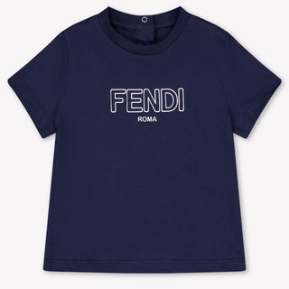 Fendi Baby Jungen T-Shirt In Marineblau