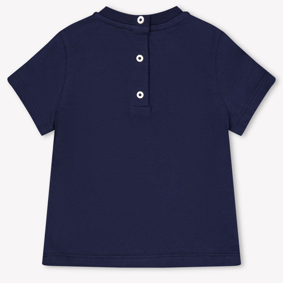 Fendi Baby Jongens T-Shirt In Navy
