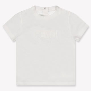 Fendi Baby Jungen T-Shirt In Weiß