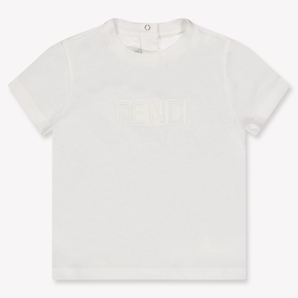 Fendi Bébé Garçons T-shirt dans Blanc