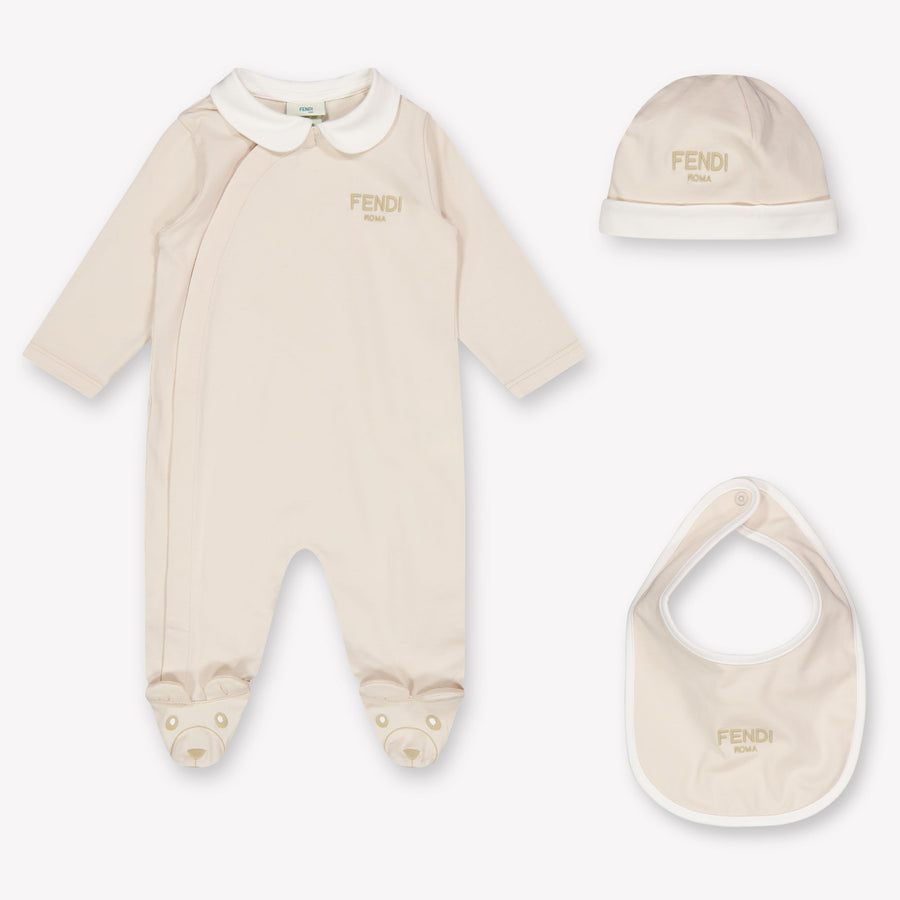 Fendi bebe Unisex Mono corto en Beige