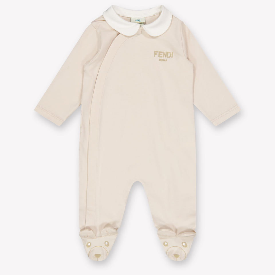 Fendi Baby-Unisex Spielanzug In Beige