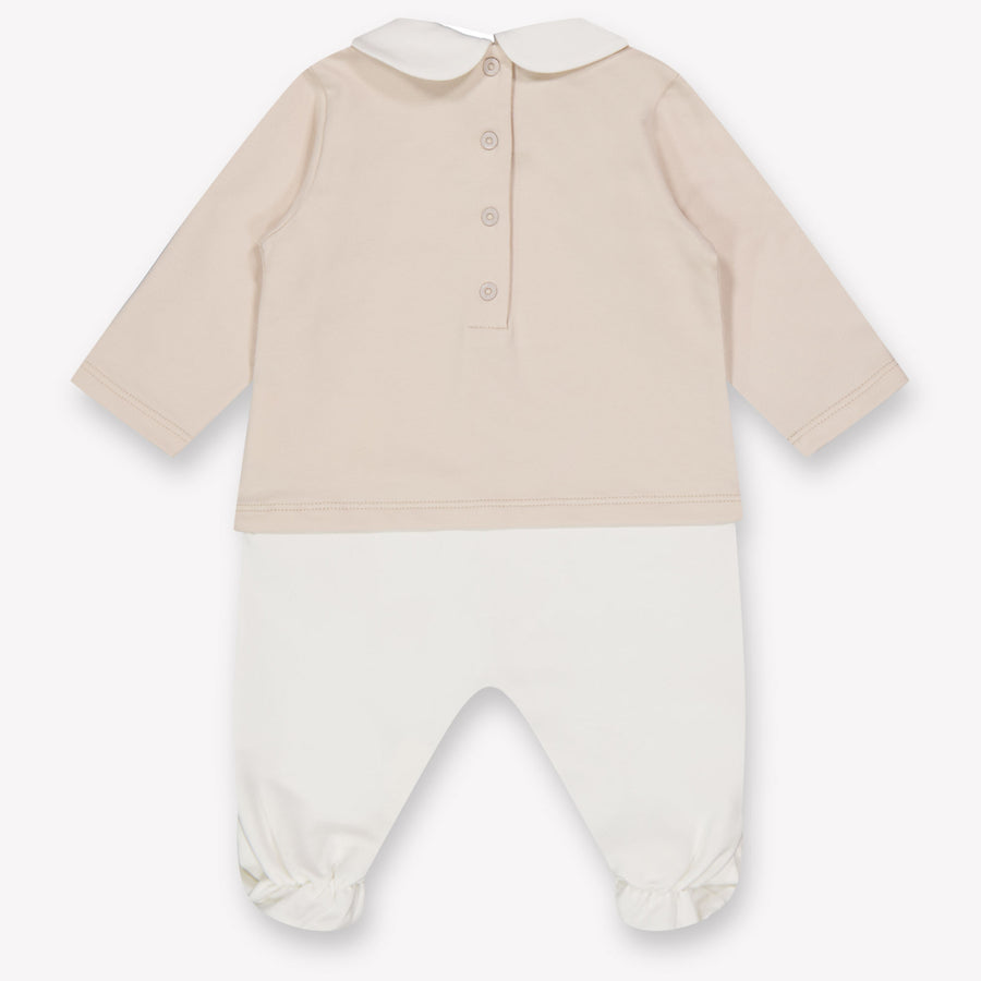 Fendi Baby-Unisex Spielanzug In Helles Beige