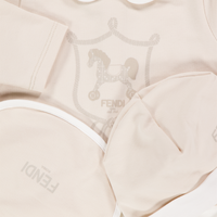 Fendi Baby-Unisex Spielanzug In Helles Beige