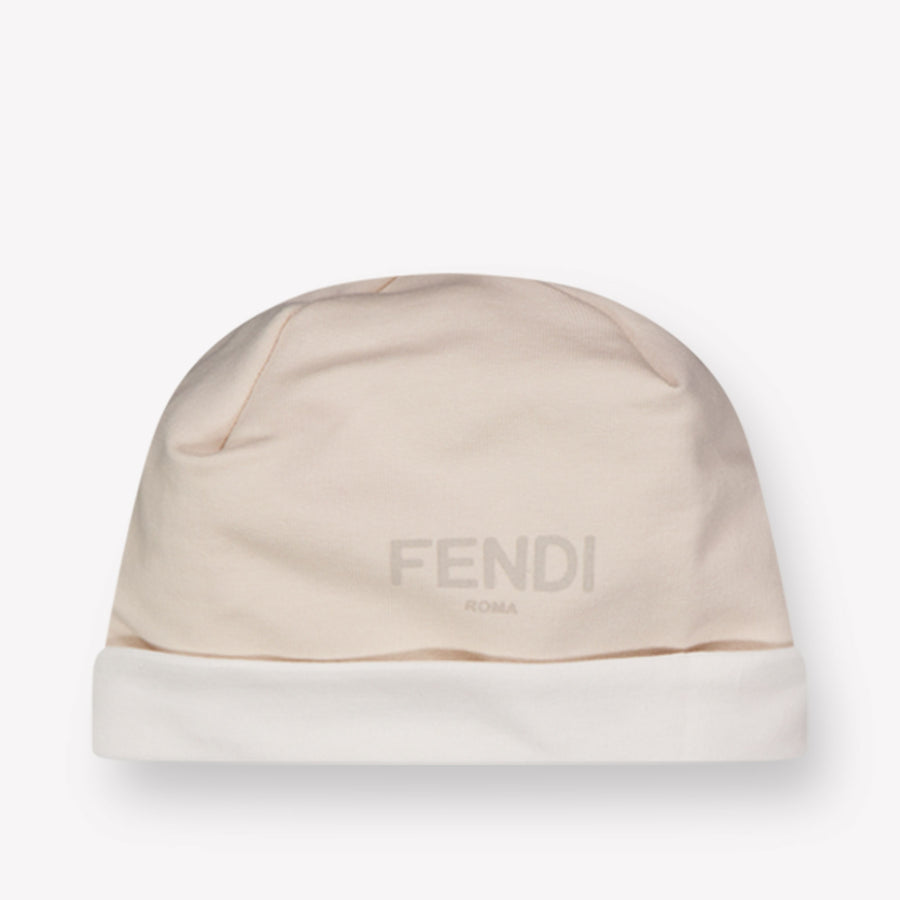 Fendi Baby-Unisex Spielanzug In Helles Beige