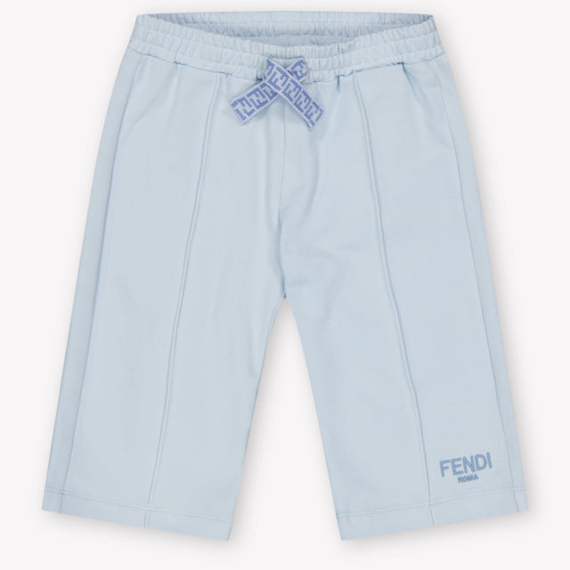 Fendi Baby Unisex Broek In Licht Blauw
