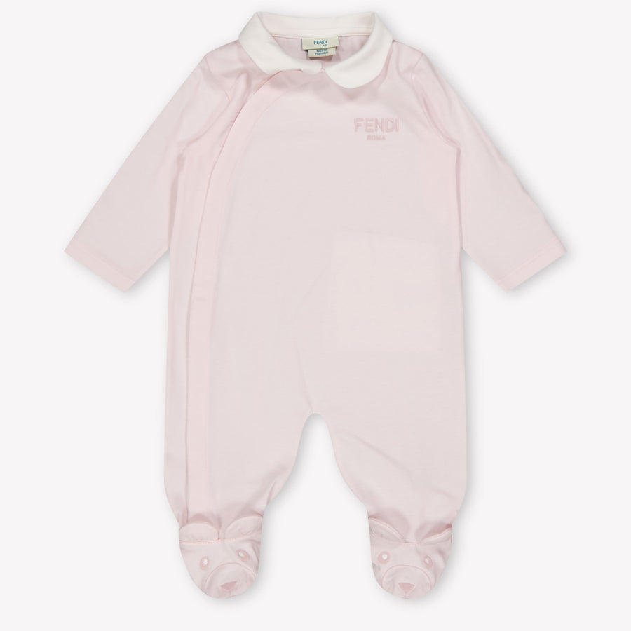 Fendi Baby-Unisex Spielanzug In Hellrosa