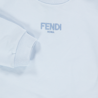 Fendi Unisex-Pullover für Babys Hellblau