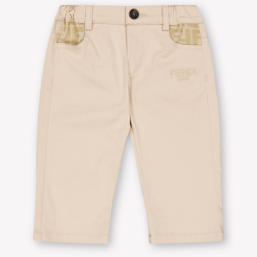 Fendi Baby Jongens Broek In Beige