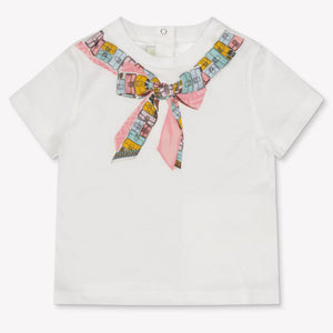 Fendi Bambino Ragazze Maglietta dentro Bianco