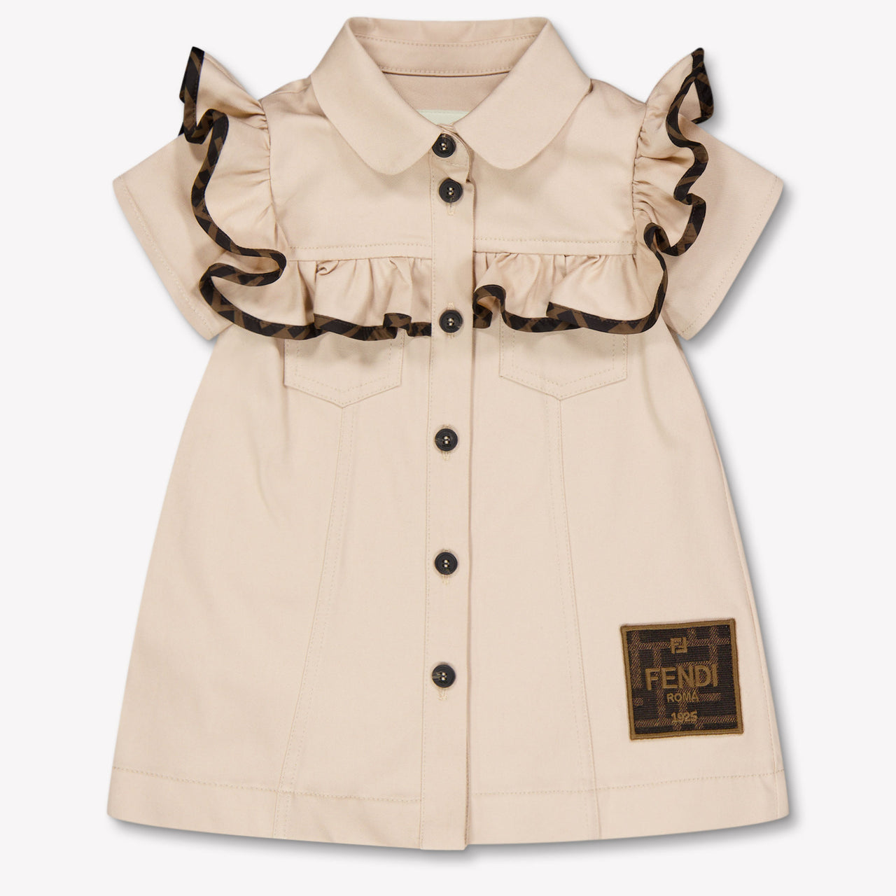 Fendi bebe Chicas Vístete Beige
