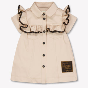 Fendi bebe Chicas Vístete Beige