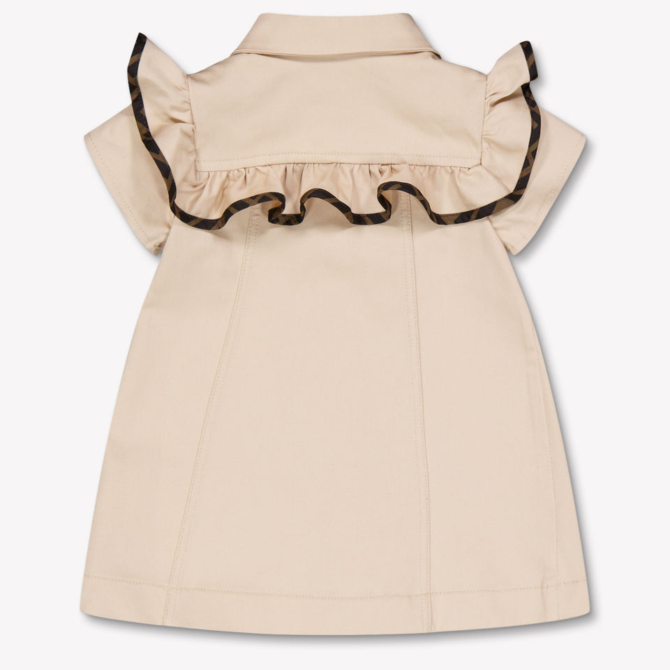 Fendi Bébé Filles Habillez-vous Beige