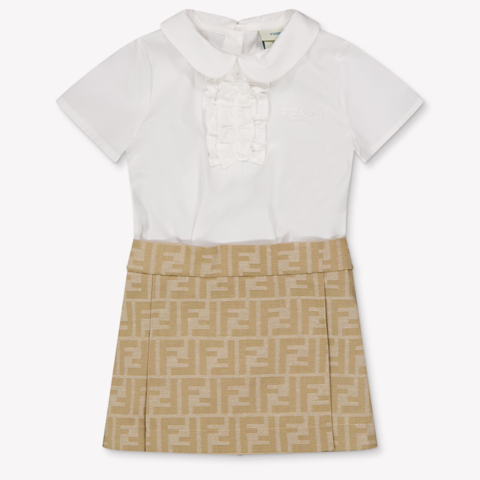 Fendi Bébé Filles Habillez-vous Beige
