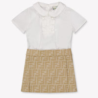 Fendi bebe Chicas Vístete Beige