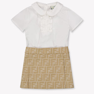 Fendi bebe Chicas Vístete Beige