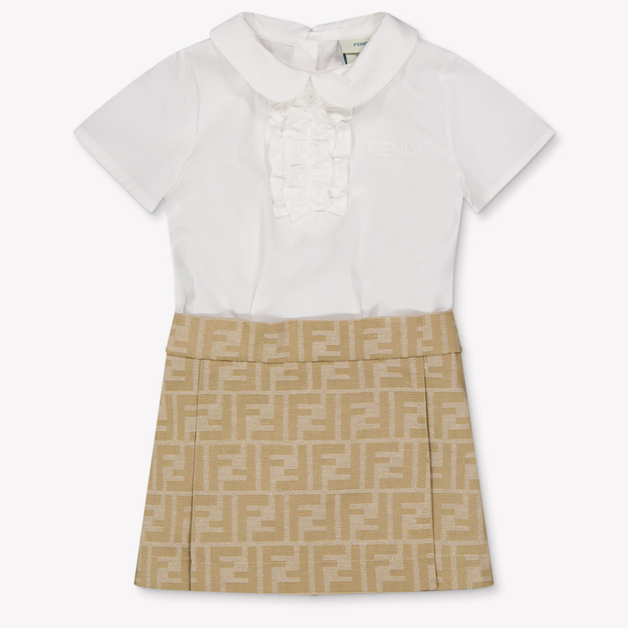 Fendi bebe Chicas Vístete Beige