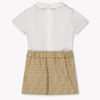 Fendi bebe Chicas Vístete Beige