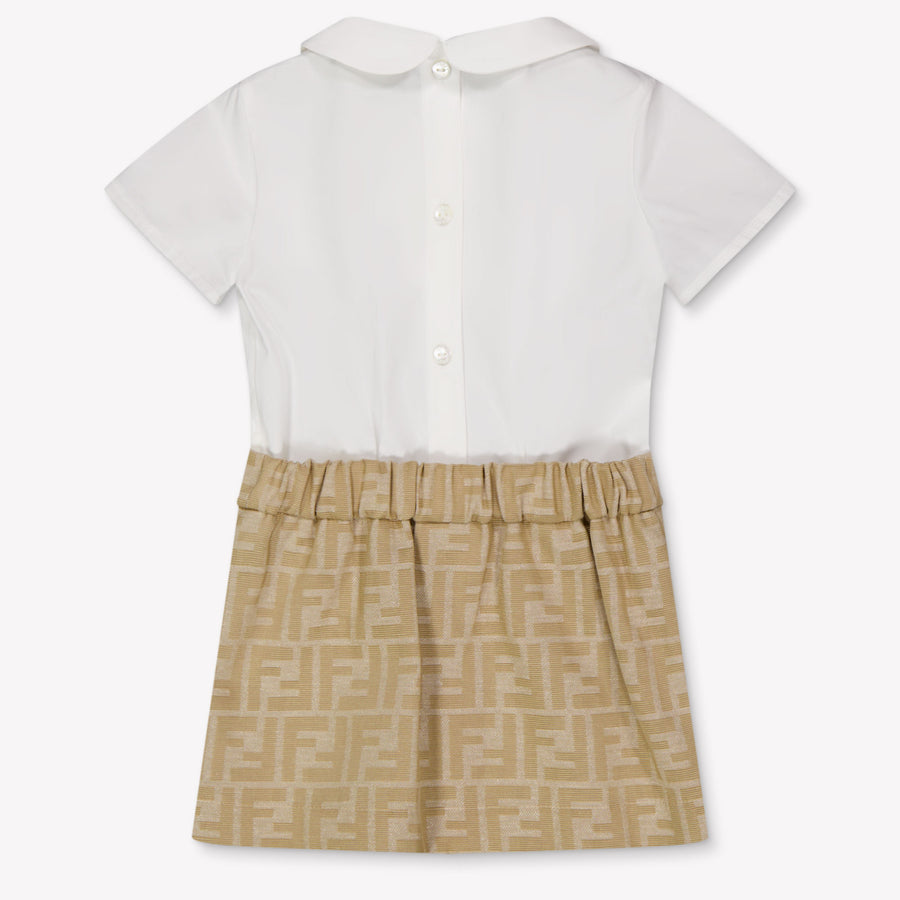Fendi bebe Chicas Vístete Beige