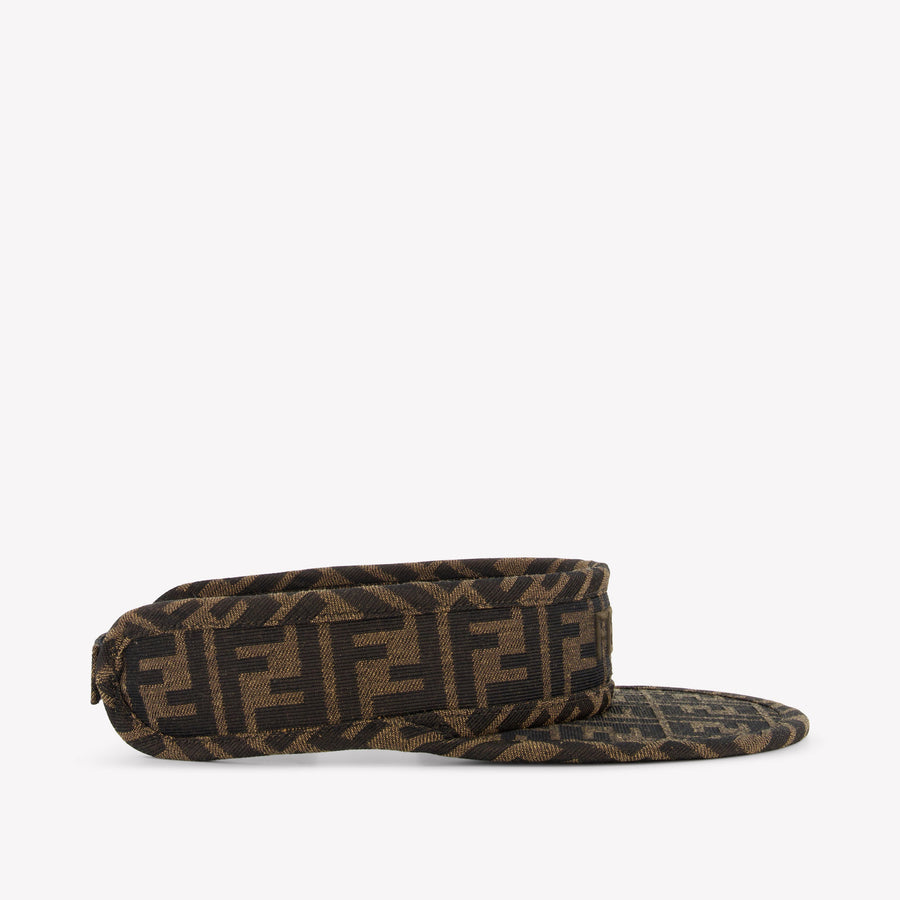 Fendi Kinder Unisex-Kappe Braun