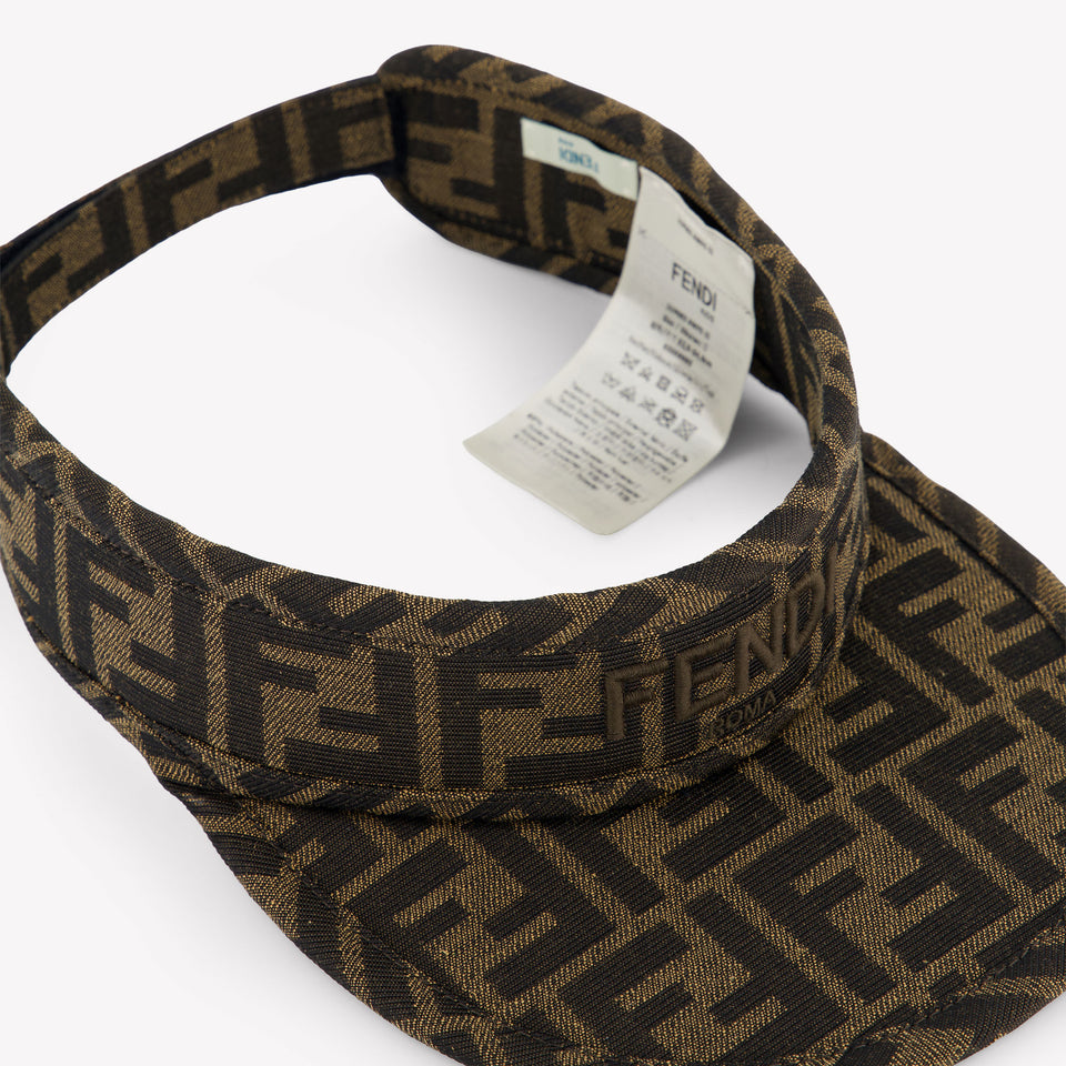 Fendi Kinder Unisex-Kappe Braun