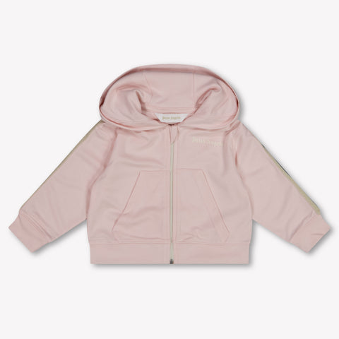 Palm Angels Bébé Filles Cardigan en Rose Léger