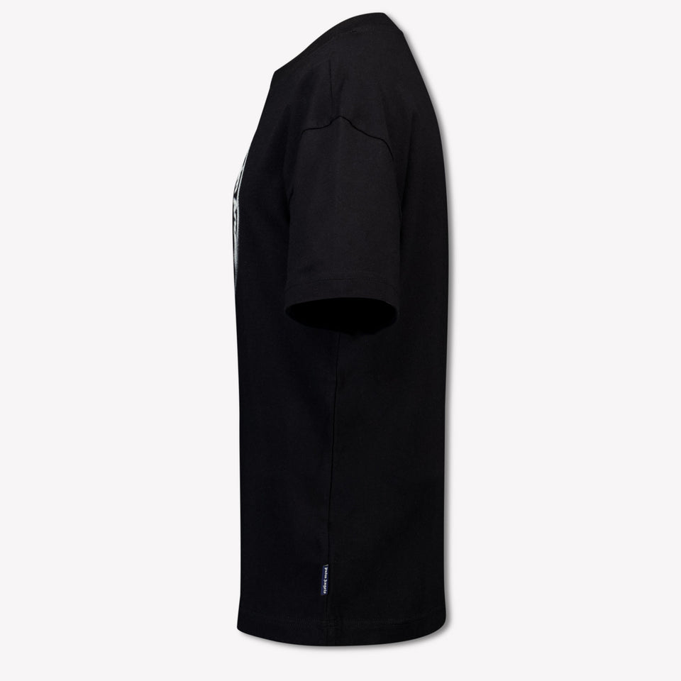 Palm Angels Kinder Jungen T-Shirt In Schwarz