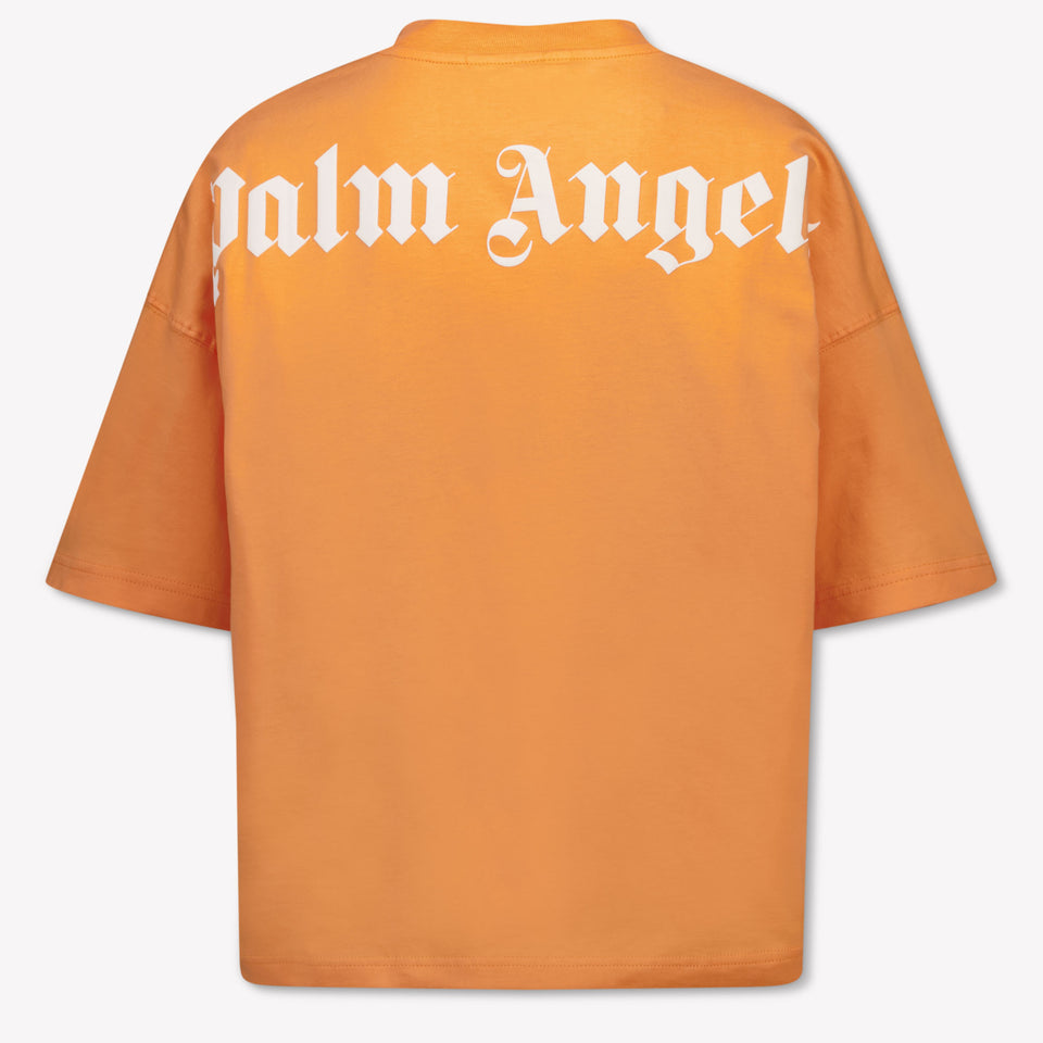 Palm Angels Kinder Jungen T-Shirt In Orange
