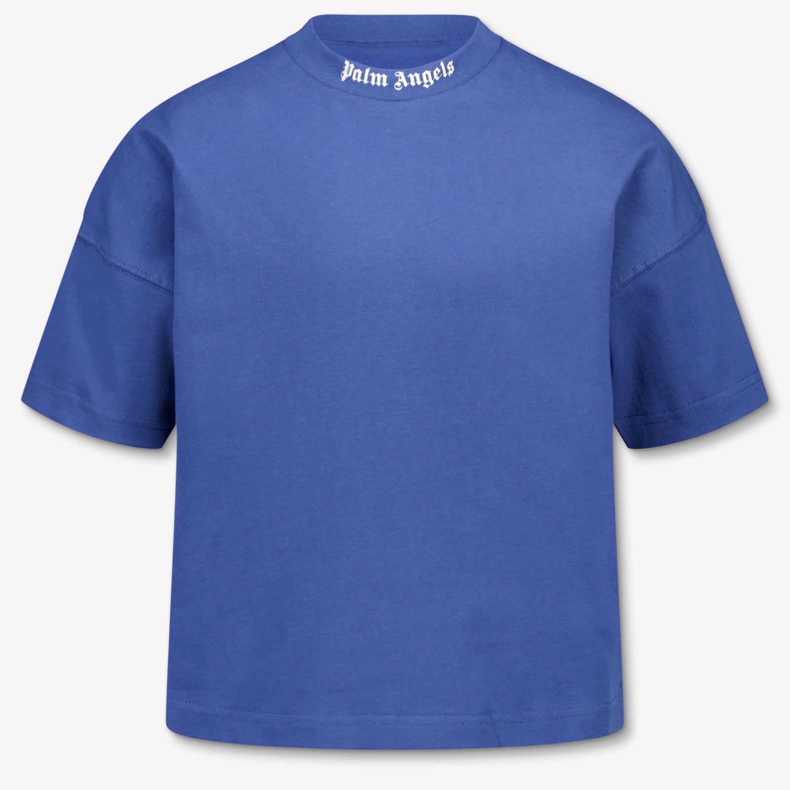 Palm Angels Kinder Jongens T-Shirt In Blauw