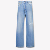 Palm Angels Kinder Jungen Jeans In Hellblau
