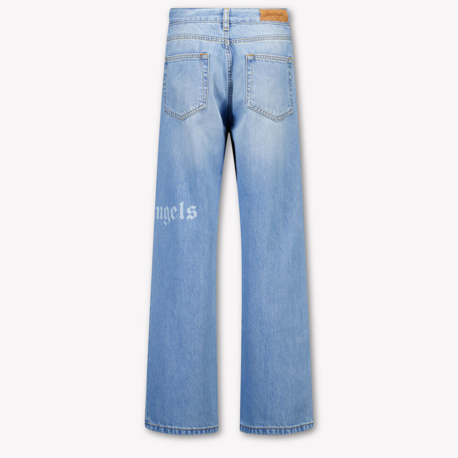 Palm Angels Enfants Garçons Jeans dans Bleu Clair