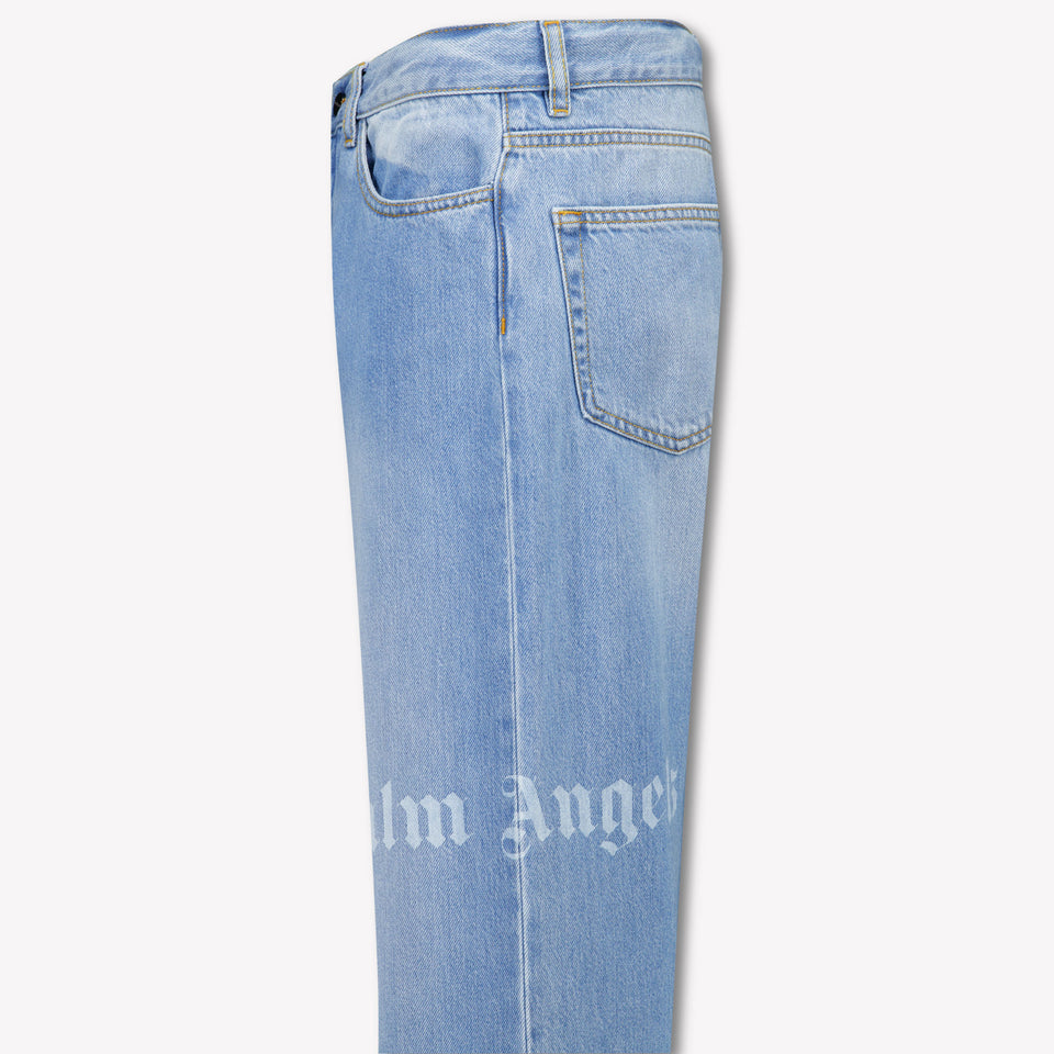 Palm Angels Kinder Jungen Jeans In Hellblau