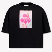 Palm Angels Kinder Mädchen T-Shirt In Schwarz
