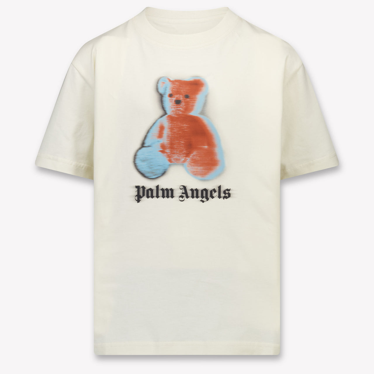 Palm Angels Kinder Jungen T-Shirt In Grauweiß