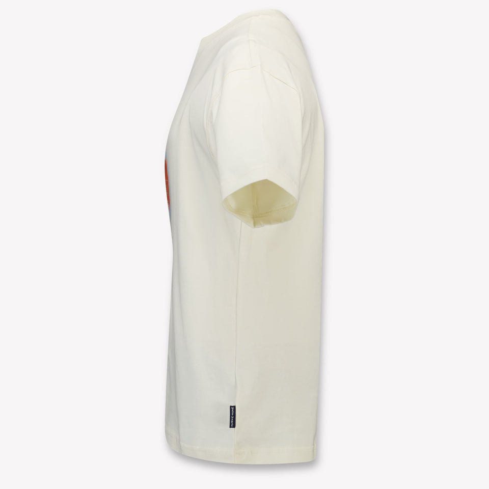 Palm Angels niños Chicos Camiseta adentro Blanco Roto