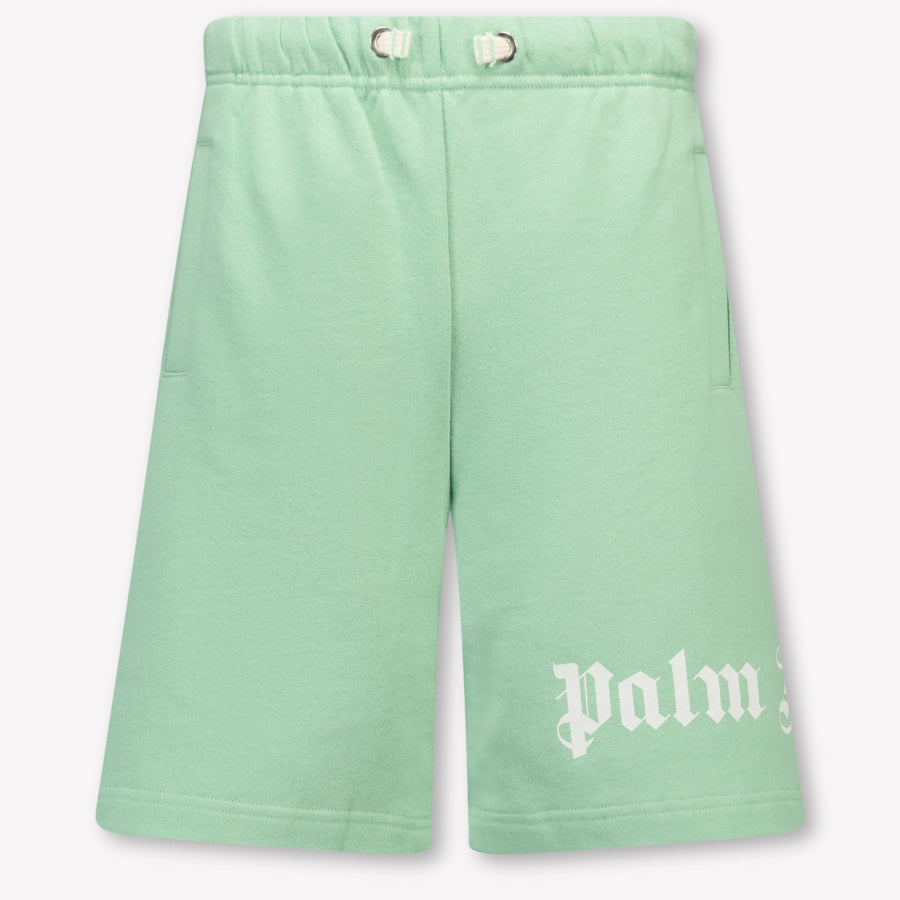 Palm Angels Enfants Garçons Short dans Vert