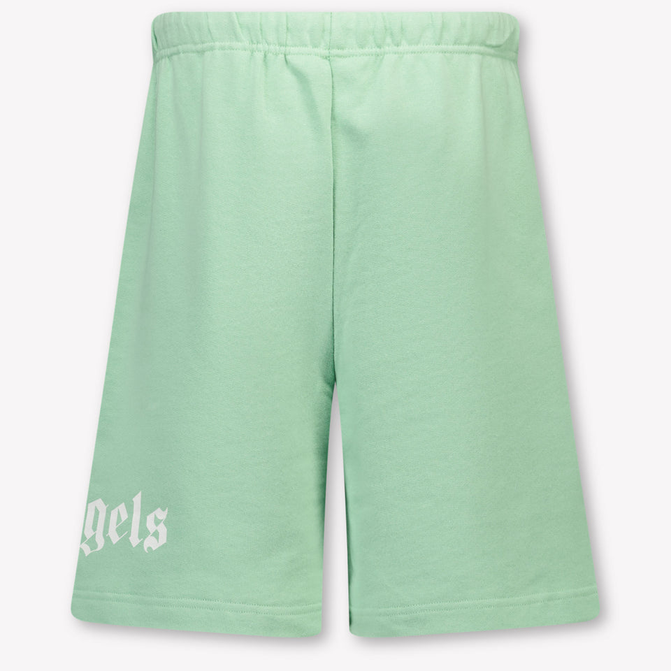 Palm Angels Enfants Garçons Short dans Vert