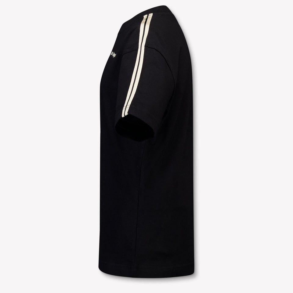 Palm Angels Kinder Jungen T-Shirt In Schwarz