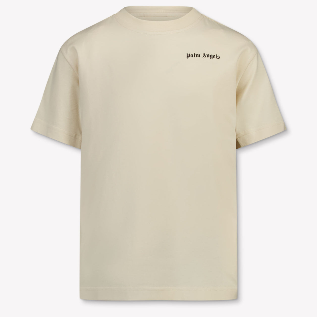 Palm Angels Kinder Jungen T-Shirt In Beige