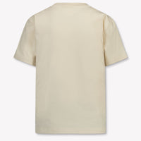 Palm Angels Kinder Jungen T-Shirt In Beige