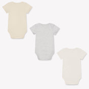 Palm Angels Baby Jongens Rompertje In Beige