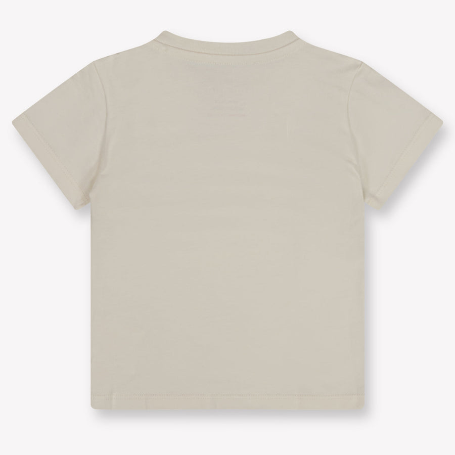 Palm Angels Baby Mädchen T-Shirt In Grauweiß