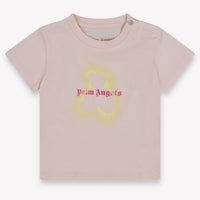 Palm Angels Baby Mädchen T-Shirt In Rosa
