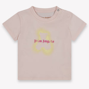 Palm Angels Baby Mädchen T-Shirt In Rosa