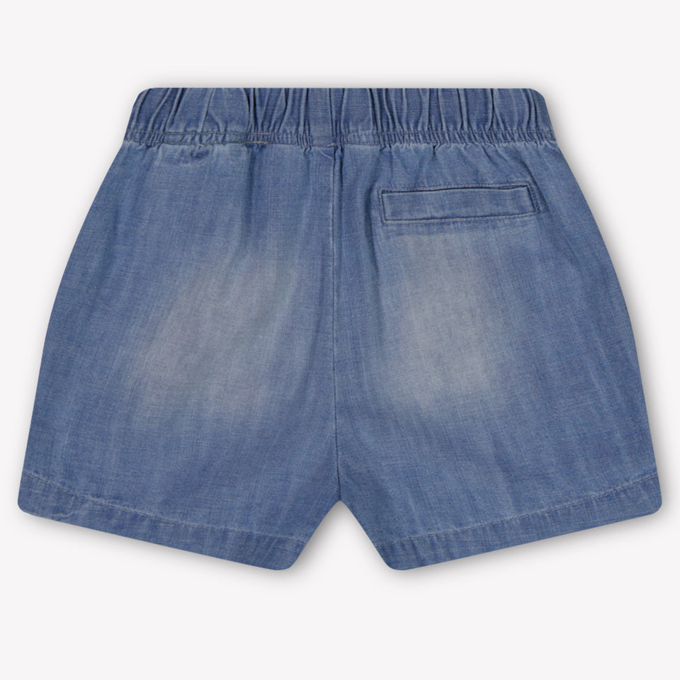 Palm Angels Baby Boys Shorts In Light Blue